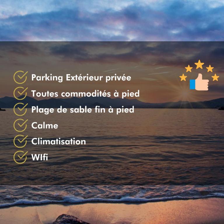 Oasis Family clim terrasse park plage 4min a pied - Appartamento con 2 Camere da Letto e Terrazza - 46