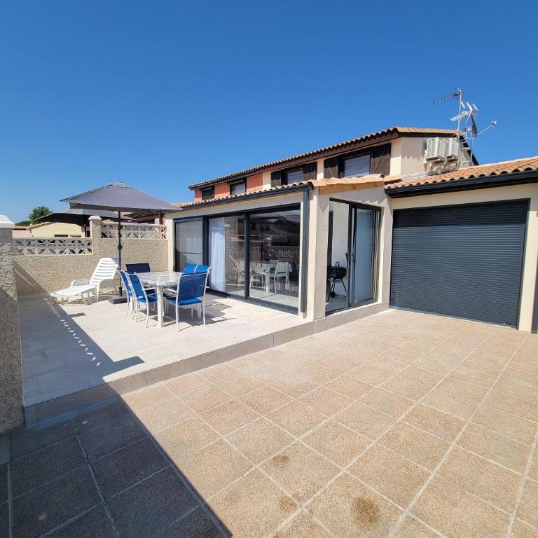 Belle villa de vacances climatisée, residence TAMARIS, wifi, 2 chambres 4 à 6 couchages, accès payant pour les piscines et animations , PORTIRAGNES PLAGE LRTAMA57 - Maison 2 Chambres - 16