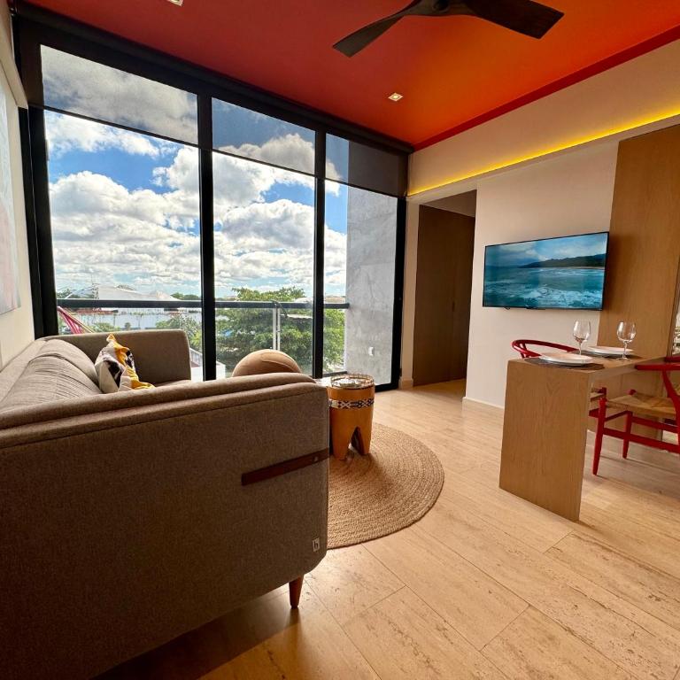 Musa Del Carmen, Centric Apt with Rooftop, Pool, Hot tub, Gym - Premier Apartment mit 1 Schlafzimmer - 4
