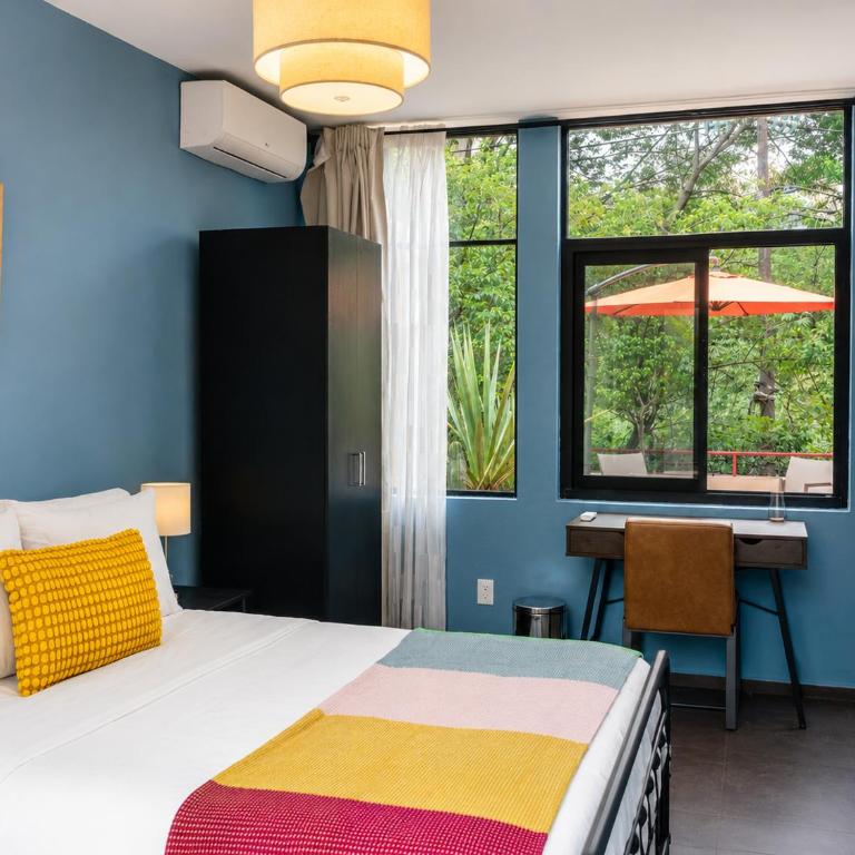 La Morada Condesa - Doppelzimmer mit Terrasse - 13