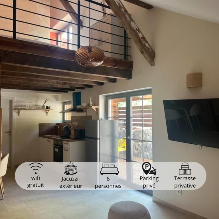 La Clé des Champs - « Le Loft » - Jacuzzi Privé - Apartment - 1