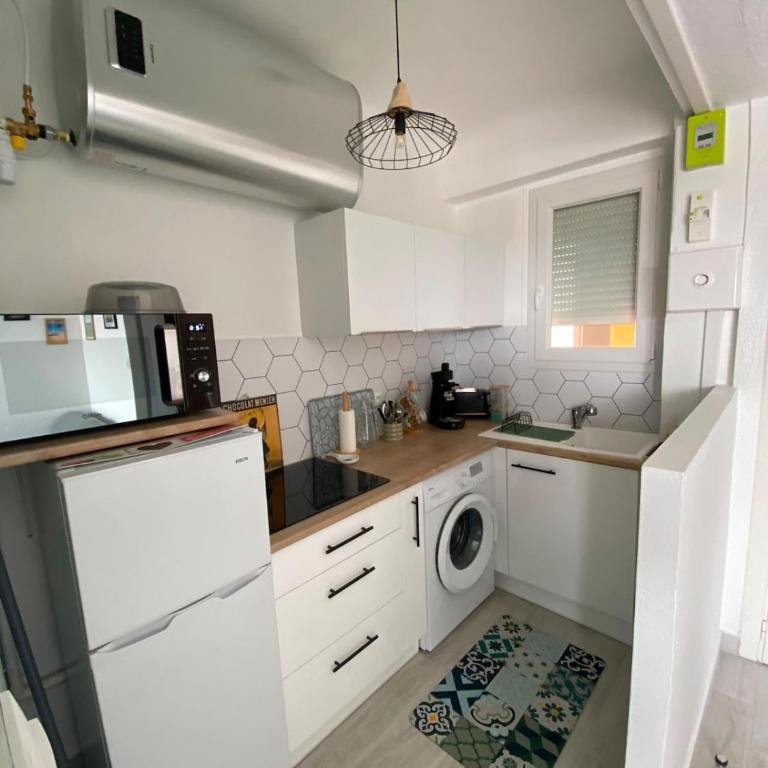Studio vue mer et montagne pieds dans l'eau - Apartment mit 1 Schlafzimmer - 4