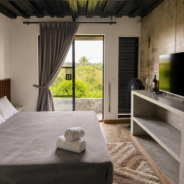 Eco Hotel La Colina Mirador Con aire acondicionado - Habitación Triple con aire acondicionado - 5