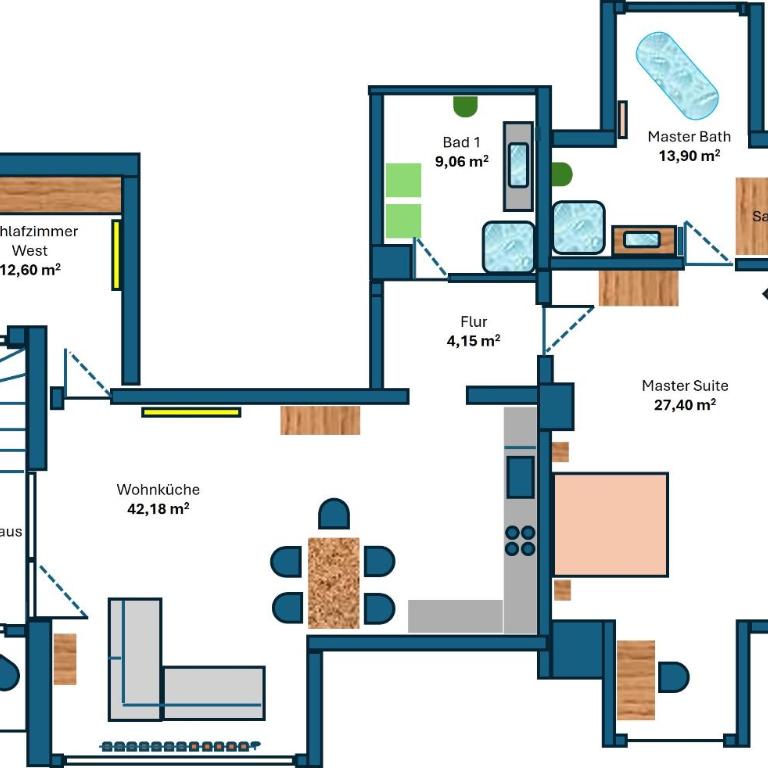 LuxLife - Panorama Bergblick, Sauna, Balkon, Luxus Pur - Apartment mit 2 Schlafzimmern - 66