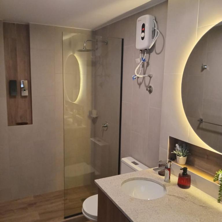 Hermosa suite con balcón y hermosa vista en Raizant Botanic Av Beni entre 3er y 4to anillo - One-Bedroom Apartment - 14