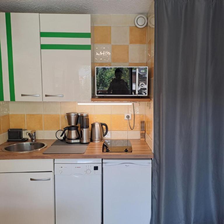 Studio moderne, centre station, terrasse sud, animaux admis - FR-1-516-194 - Studio - 6