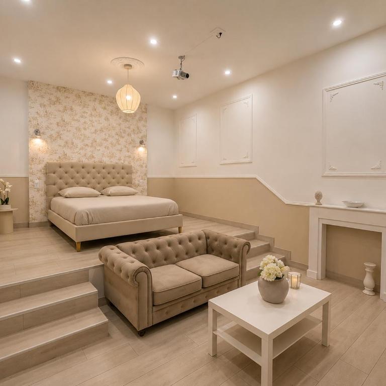 Eaux Spa Suites - Zimmer mit Queensize-Bett und Whirlpool-Badewanne - 1
