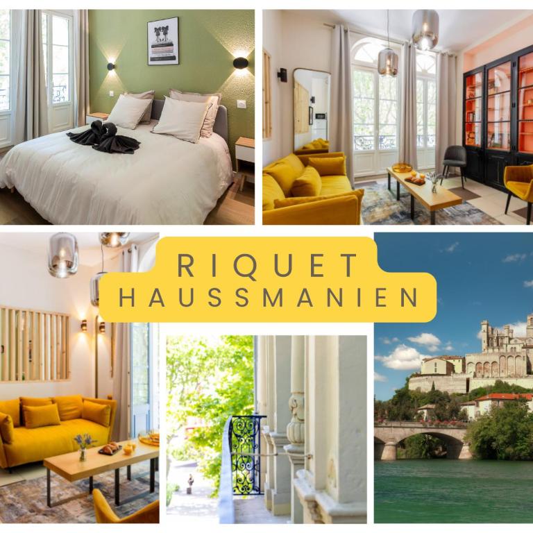 Le Riquet Haussmannien - Confort & Elégance - Climatisé - PLEIN COEUR BEZIERS - Proximité Commerces et Transports immédiat - TheWhiteGlove Services - OFFRE SPECIALE NOUVEL HEBERGEMENT - Appartamento con 2 Camere da Letto - 1