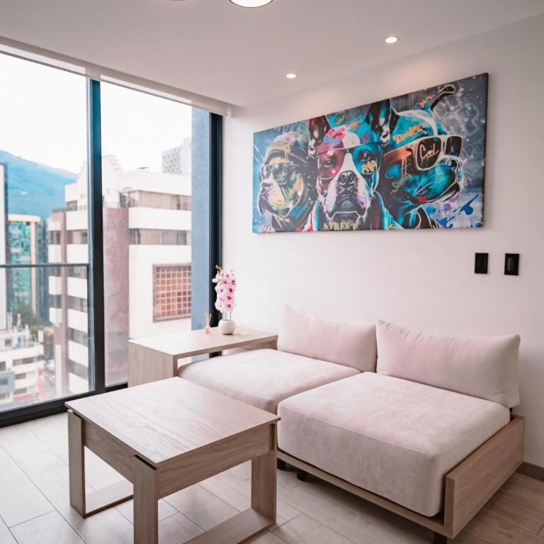 Hermoso studio con vista en Quito Edif Cielo - One-Bedroom Apartment - 2