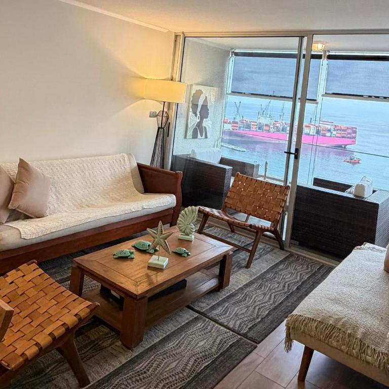 Suite Premium con panorámica vista al mar de Iquique - Apartamento de 1 dormitorio - Frente al océano - 16