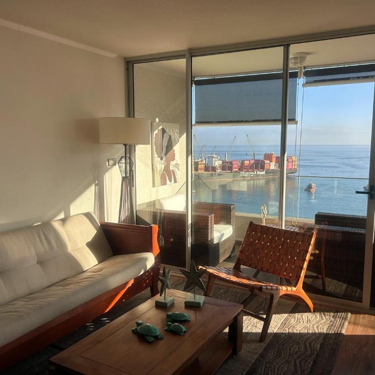 Suite Premium con panorámica vista al mar de Iquique - Apartamento de 1 dormitorio - Frente al océano - 3