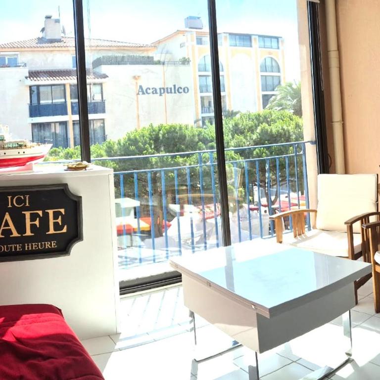 Studio cabine à Port Argelès avec loggia et parking privatif - FR-1-309-416 - Appartement - 1