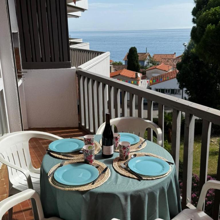 Appartement au Racou à 100m de la plage avec piscine et parking - FR-1-732-7 - Appartement - 8