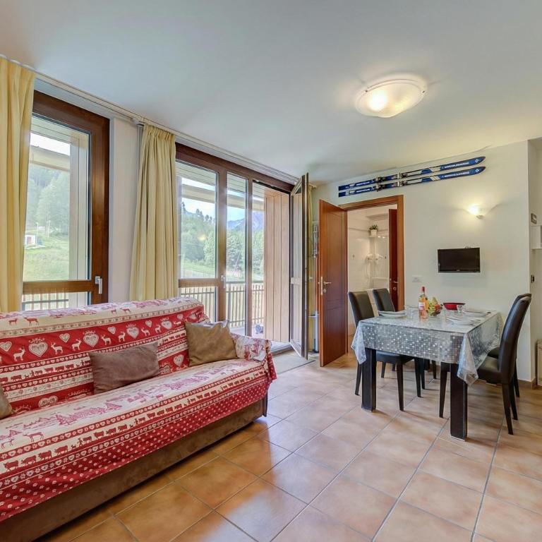 La Marmotta Ski in/ski out - Studio with Terrace - Happy Rentals - Estudio con terraza - 10