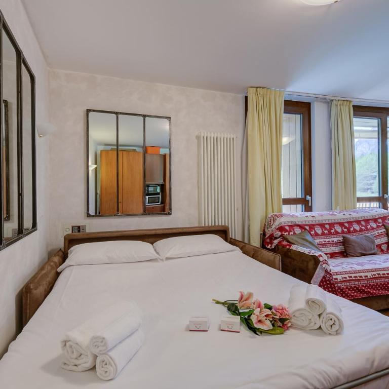 La Marmotta Ski in/ski out - Studio with Terrace - Happy Rentals - Estudio con terraza - 13