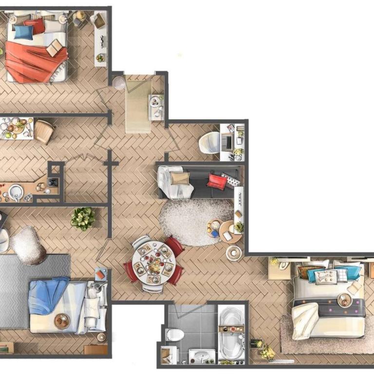 Melody View with Balcony 2min to National Assembly - Apartman sa 3 Spavaće Sobe i Balkonom - 6
