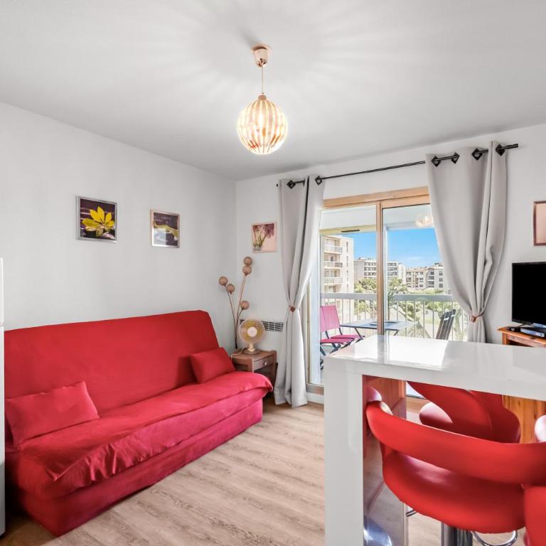 T2 dans résidence arborée - Apartamento de 1 dormitorio con vistas al jardín - 2