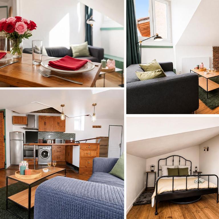 Sous les Toits de Pau T2 Cosy 4 Pers - Appartement 1 Chambre - 2