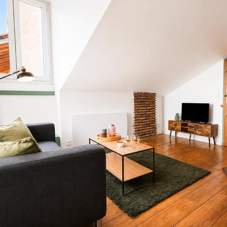 Sous les Toits de Pau T2 Cosy 4 Pers - Appartement 1 Chambre - 3