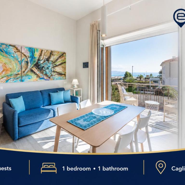 Estay - Poetto Sea Breeze - Blue - Appartamento con 1 Camera da Letto - 1