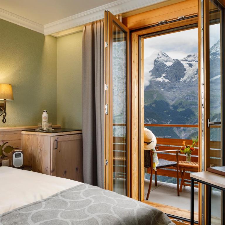Eiger Mürren Swiss Quality Hotel - Double Room with Eiger mountain view - 7
