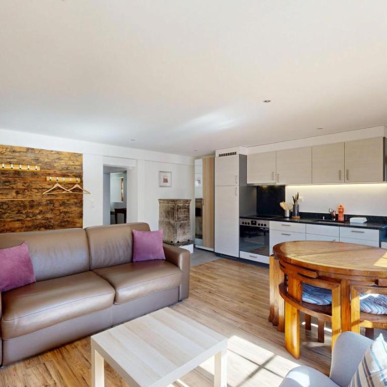 Flat in Mayoux - 4 Seasons in the Val d'Anniviers - Apartment mit 1 Schlafzimmer - 2