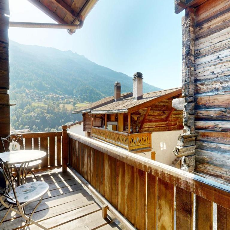 Flat in Mayoux - 4 Seasons in the Val d'Anniviers - Apartment mit 1 Schlafzimmer - 1