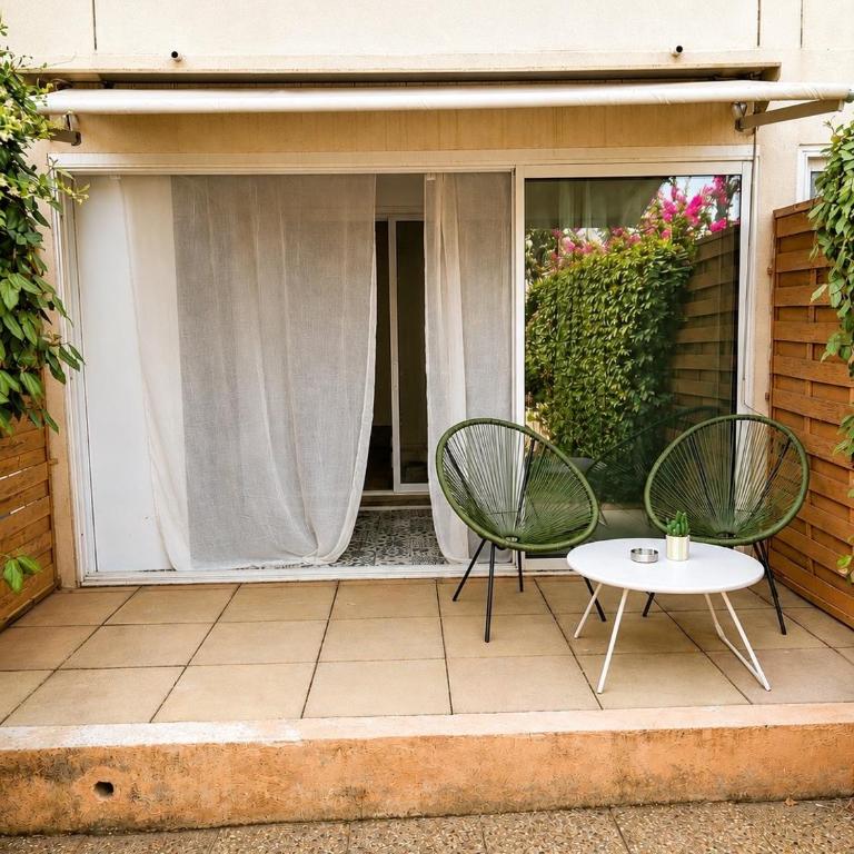 Studio calme, jardin, à 2 min de la mer, parking - Appartement 1 Chambre - 7