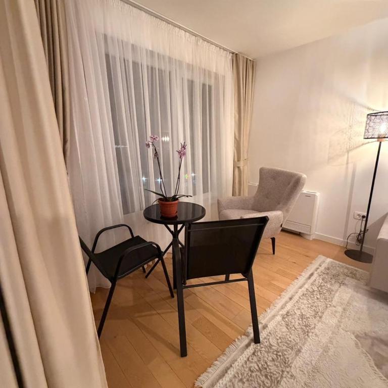 Modern Riverside Apartment - Apartman s 1 Spavaćom Sobom i Pogledom na Bazen - 5