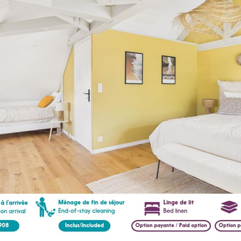 Superbe maison pour 9, jardin, tout a pied - Ferienhaus - 11