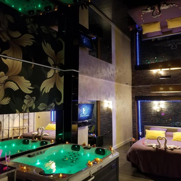 Suite avec Jacuzzi - Clim - Terrasse - Wi-Fi - Suite - 13