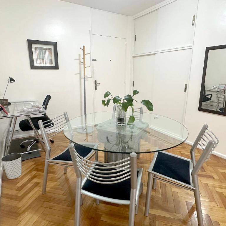 Libre Checkin Elegante Apartamento en Pleno Centro de Buenos Aires, a pasos de la calle Florida,muy cerca de Puerto Madero, Zona de Shopping, Galerias Pacifico - Apartamento de 1 dormitorio - 1