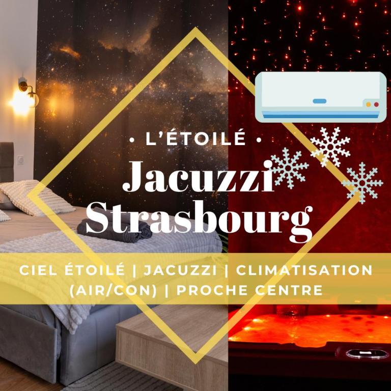 L'étoilé Strasbourg Jacuzzi Détente & Confort - Deluxe Apartment - 1