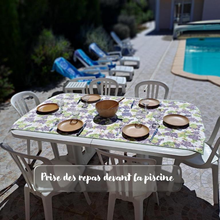 Maison 3 chambres avec piscine à 5 min à pied de la plage - Maison 3 Chambres - 9