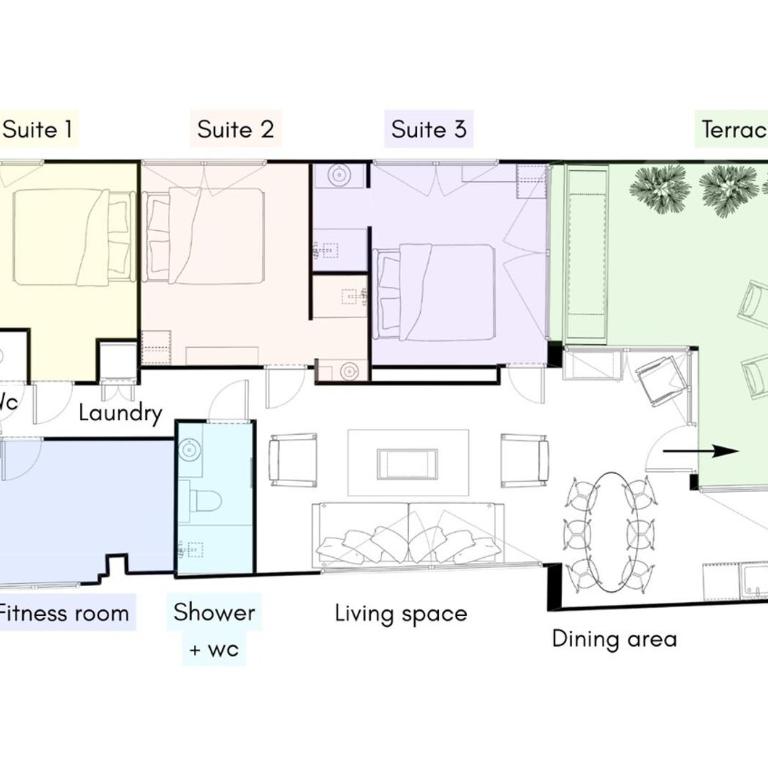 Hidden Courtyard Loft - Appartamento con 3 Camere da Letto - 27