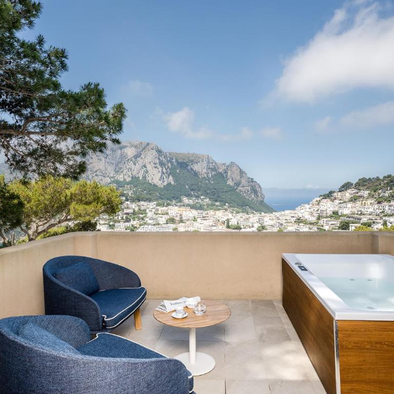Villa Lia Hotel Capri - Habitación Doble Superior con bañera de hidromasaje y vistas al mar - 8
