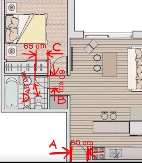 Bright and modern with lake view - Apartamento de 1 dormitorio - 11