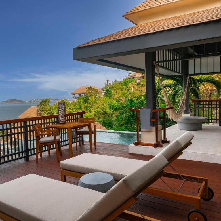 Banyan Tree Cabo Marques - Villa Familiar de 2 dormitorios con piscina y vistas al mar - Cama extragrande y 2 camas individuales - 5