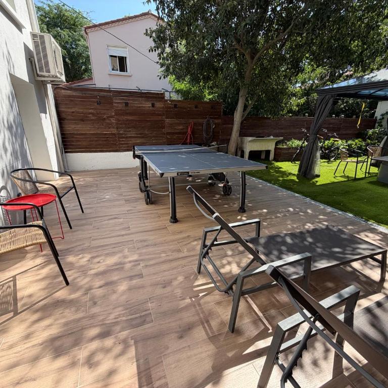 Jolie masion climatisé à Argelès-sur-Mer avec charmant jardin - Three-Bedroom Villa - 20
