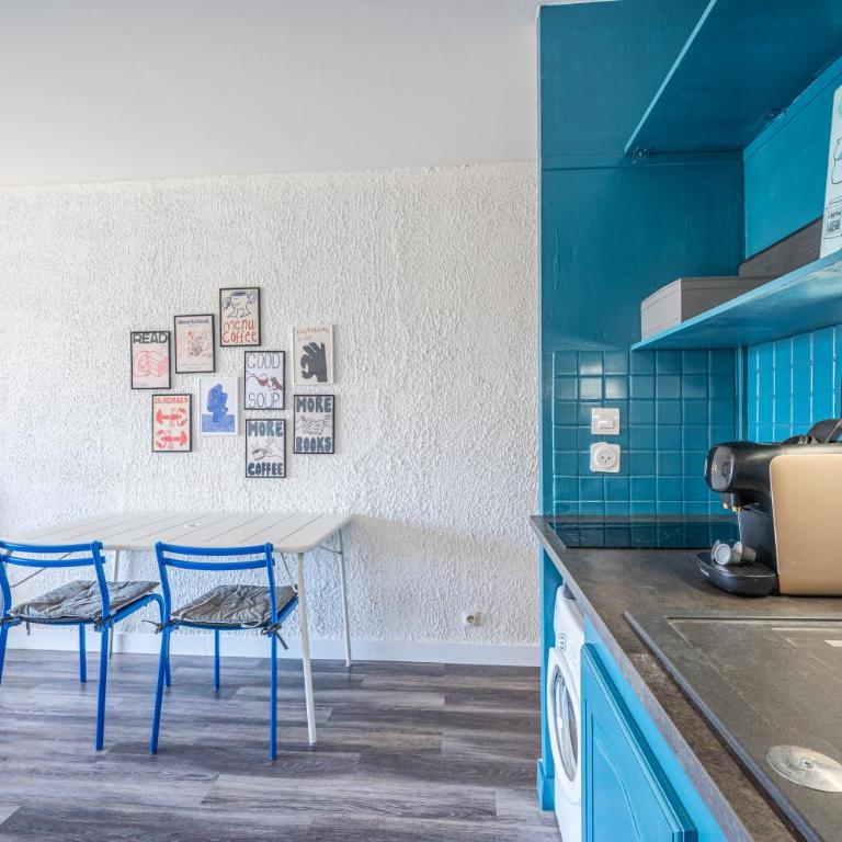 Studio Marin - Wifi & Clim - Plages - Terrasse - Appartement 1 Chambre - 10