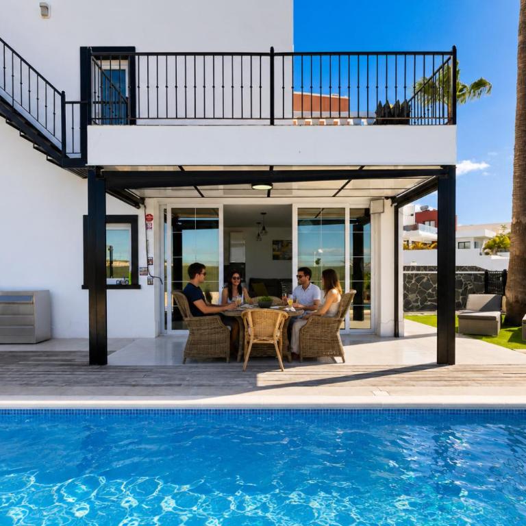 Villa Costa Adeje 3BR with Heated Pool, Outdoor Kitchen & Gas BBQ, Aircon, Stunning Views by Aqua Vista Tenerife - Villa avec Piscine Privée - 29