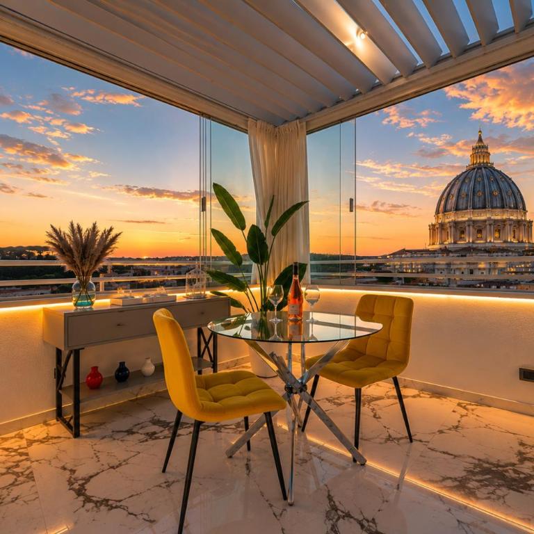 Valentine Suite Vatican View & Jacuzzi - Appartamento con 1 Camera da Letto - 12
