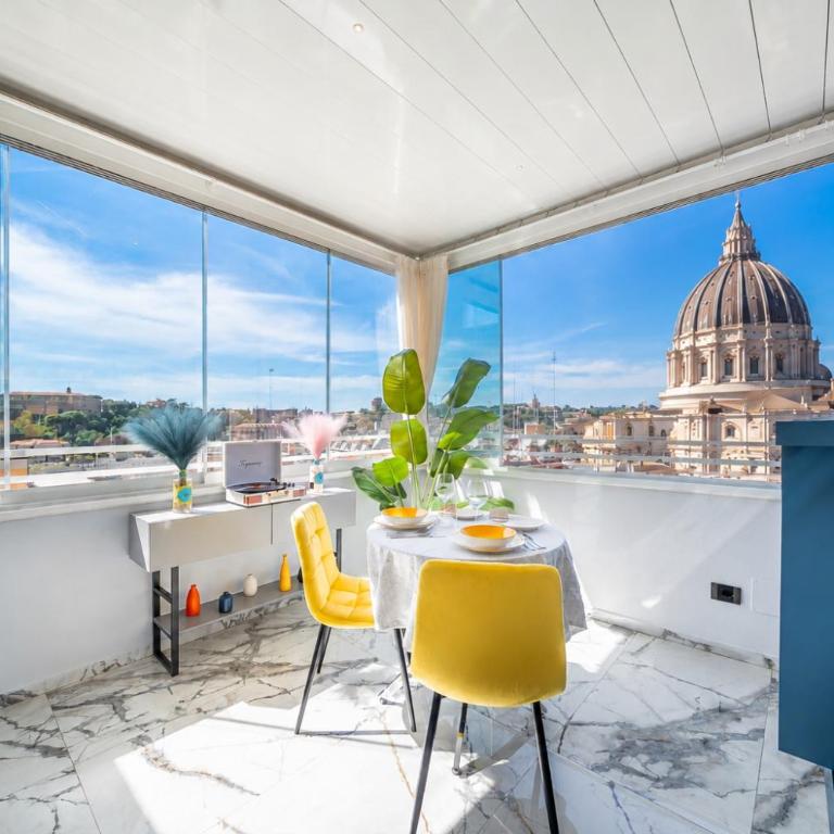 Valentine Suite Vatican View & Jacuzzi - Appartamento con 1 Camera da Letto - 50