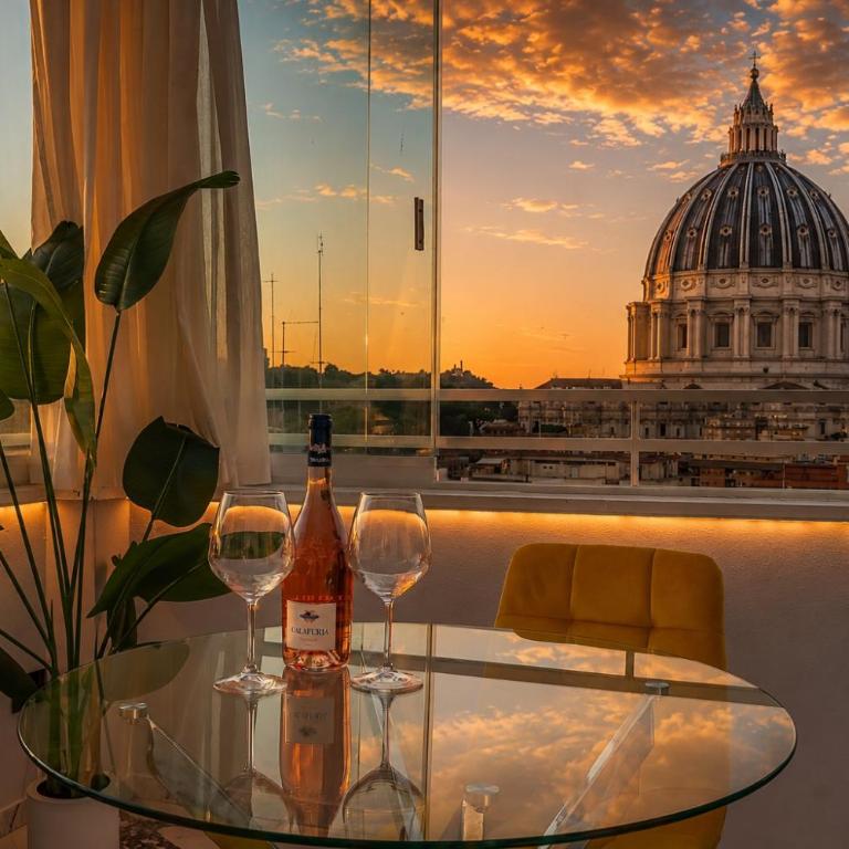 Valentine Suite Vatican View & Jacuzzi - Appartamento con 1 Camera da Letto - 55