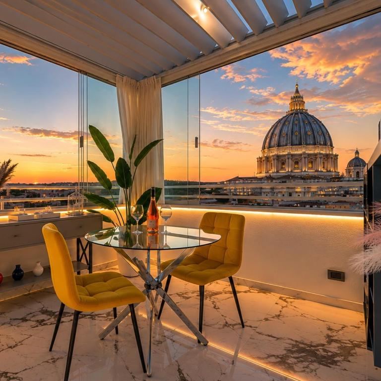 Valentine Suite Vatican View & Jacuzzi - Appartamento con 1 Camera da Letto - 2