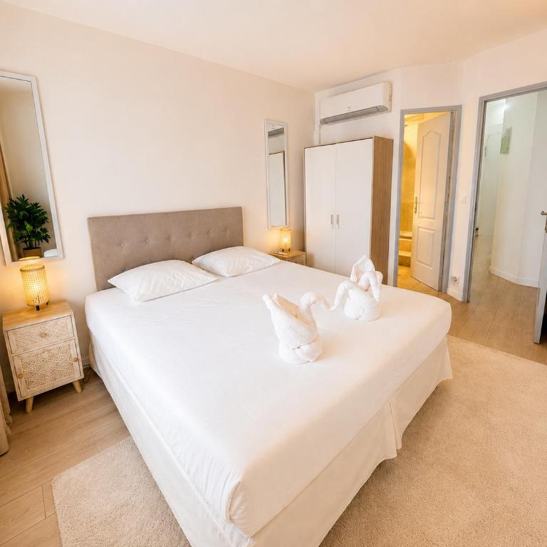 Cosy 2 bedrooms 2 bathrooms apartment - 1 min Palais & beaches - Appartement 2 Chambres - 5