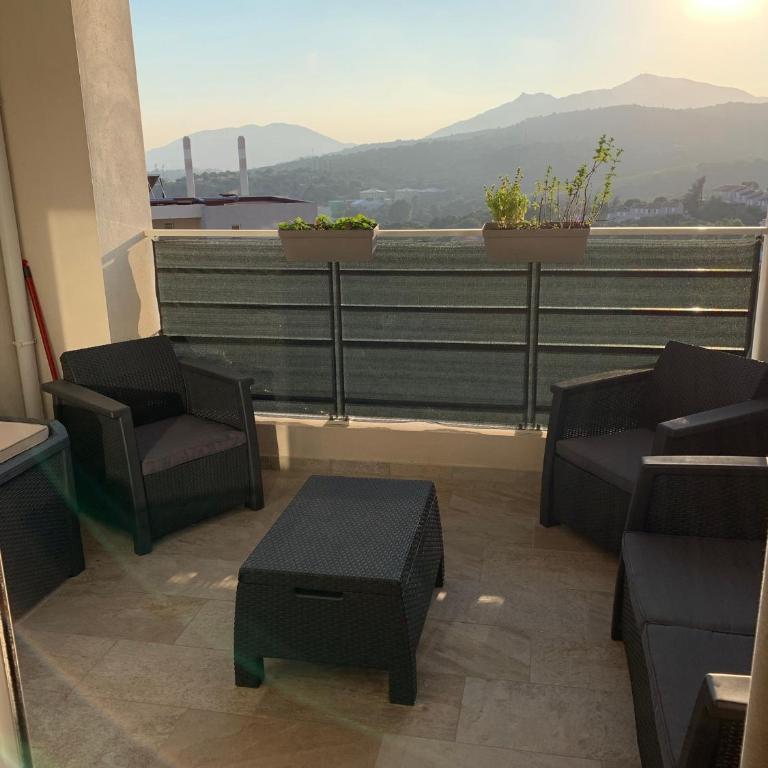 Apparemment Ajaccio proche de l aéroport - Appartement 1 Chambre avec Vue sur la Mer et Terrasse - 6