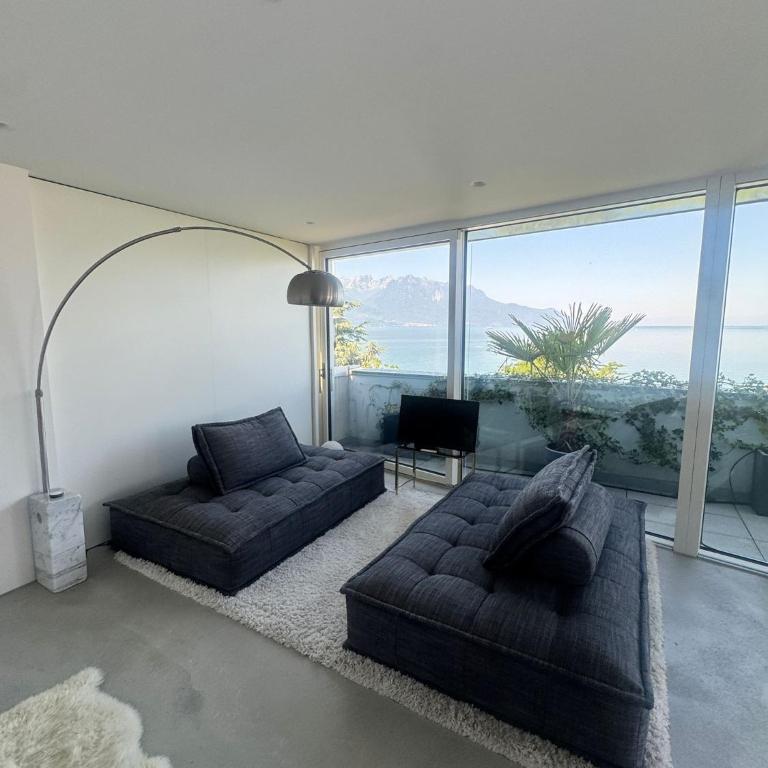 Evasion Lakefront in Montreux - Penthouse-Apartment - 10