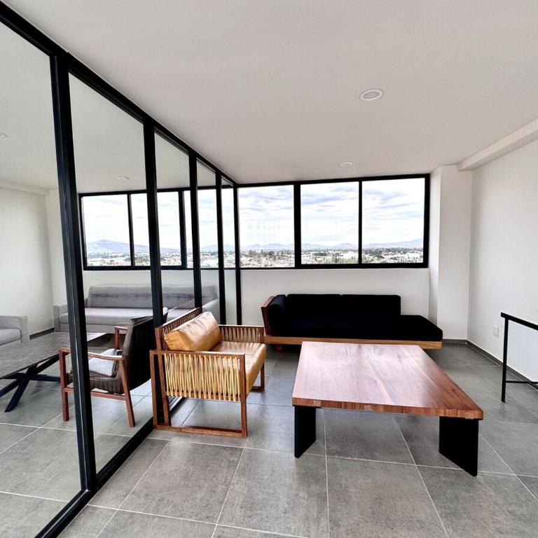 Depa entero nuevo con vista al bosque y ciudad - Apartamento de 1 dormitorio - 61