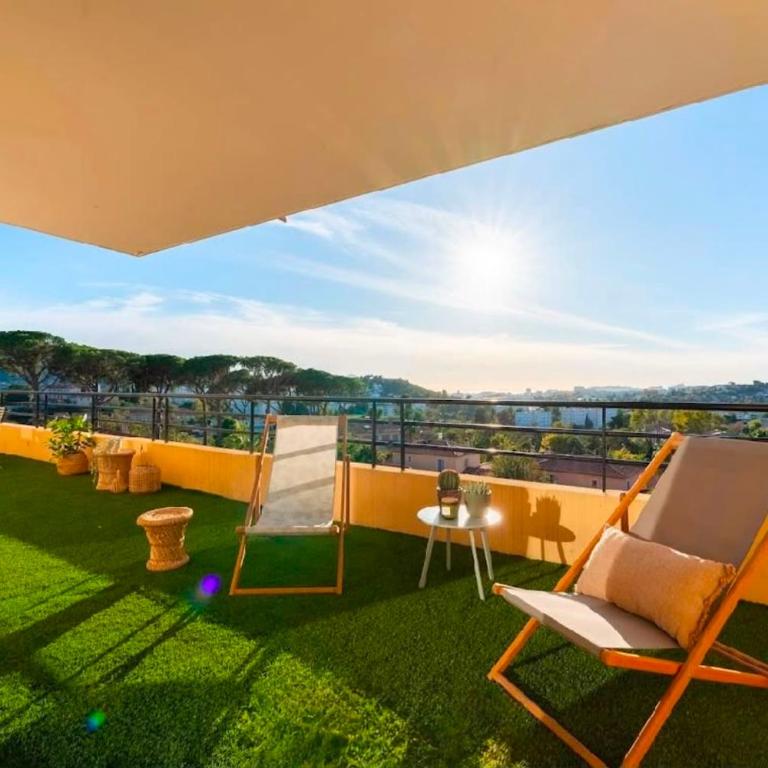T3 Terrasse Vue mer Notre-Dame - Parking & Clim - Appartement - 8